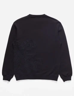 Crew Sweats*Maharishi 4217 Thai Cloud Crew Sweat Black