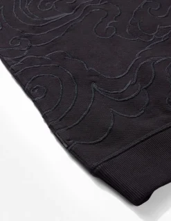 Crew Sweats*Maharishi 4217 Thai Cloud Crew Sweat Black