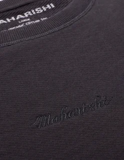 Crew Sweats*Maharishi 4217 Thai Cloud Crew Sweat Black