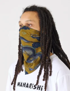 Hats And Scarves*Maharishi 4232 Thai Cloud Dragon Bandana Olive