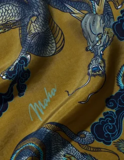 Hats And Scarves*Maharishi 4232 Thai Cloud Dragon Bandana Olive