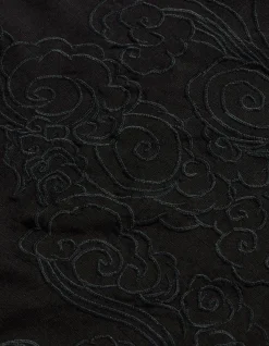 Original Snopants*Maharishi 4219 Thai Cloud Embroidered Loose Snopants® Black/Tonal