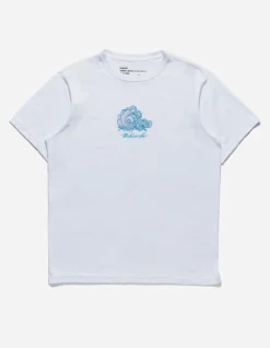 Short Sleeve T-Shirts*Maharishi 4218 Thai Cloud Embroidered T-Shirt White