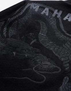 Kimonos*Maharishi 4211 Thai Dragon Stadium Kimono Black/Tonal