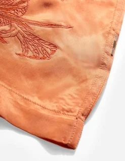 Shirts*Maharishi 4303 Thai Dragon Summer Shirt Rust