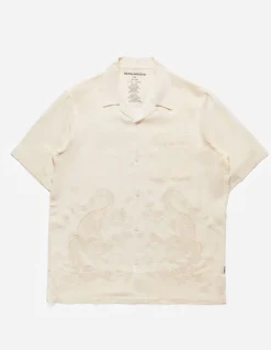 Shirts*Maharishi 4303 Thai Dragon Summer Shirt Ecru