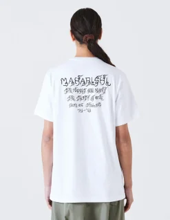 Short Sleeve T-Shirts*Maharishi 1018 Thai Script T-Shirt White