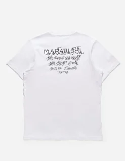 Short Sleeve T-Shirts*Maharishi 1018 Thai Script T-Shirt White