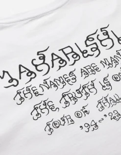Short Sleeve T-Shirts*Maharishi 1018 Thai Script T-Shirt White