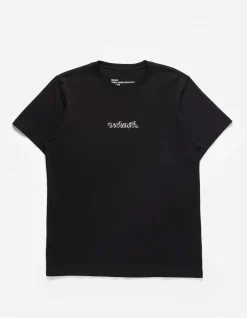Short Sleeve T-Shirts*Maharishi 1018 Thai Script T-Shirt Black