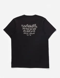 Short Sleeve T-Shirts*Maharishi 1018 Thai Script T-Shirt Black