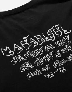 Short Sleeve T-Shirts*Maharishi 1018 Thai Script T-Shirt Black