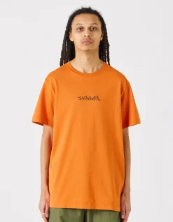 Short Sleeve T-Shirts*Maharishi 1018 Thai Script T-Shirt Rust