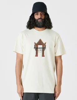 Short Sleeve T-Shirts*Maharishi 1030 Thai Temple Organic T-Shirt Ecru