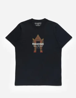 Short Sleeve T-Shirts*Maharishi 1030 Thai Temple Organic T-Shirt Black