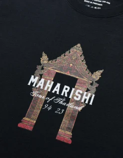 Short Sleeve T-Shirts*Maharishi 1030 Thai Temple Organic T-Shirt Black