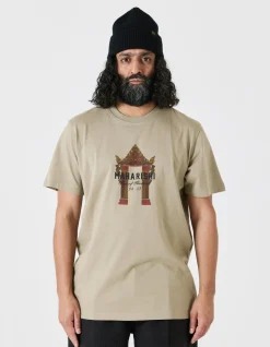 Short Sleeve T-Shirts*Maharishi 1030 Thai Temple Organic T-Shirt Silver Sage