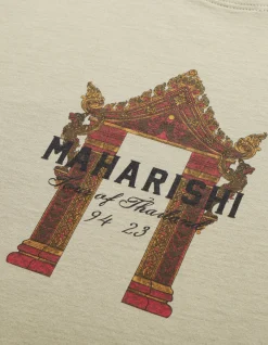 Short Sleeve T-Shirts*Maharishi 1030 Thai Temple Organic T-Shirt Silver Sage