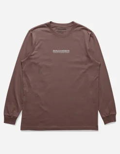 Long Sleeve T-Shirts*Maharishi 1106 The Jaguar Mask L/S T-Shirt Murasaki Purple