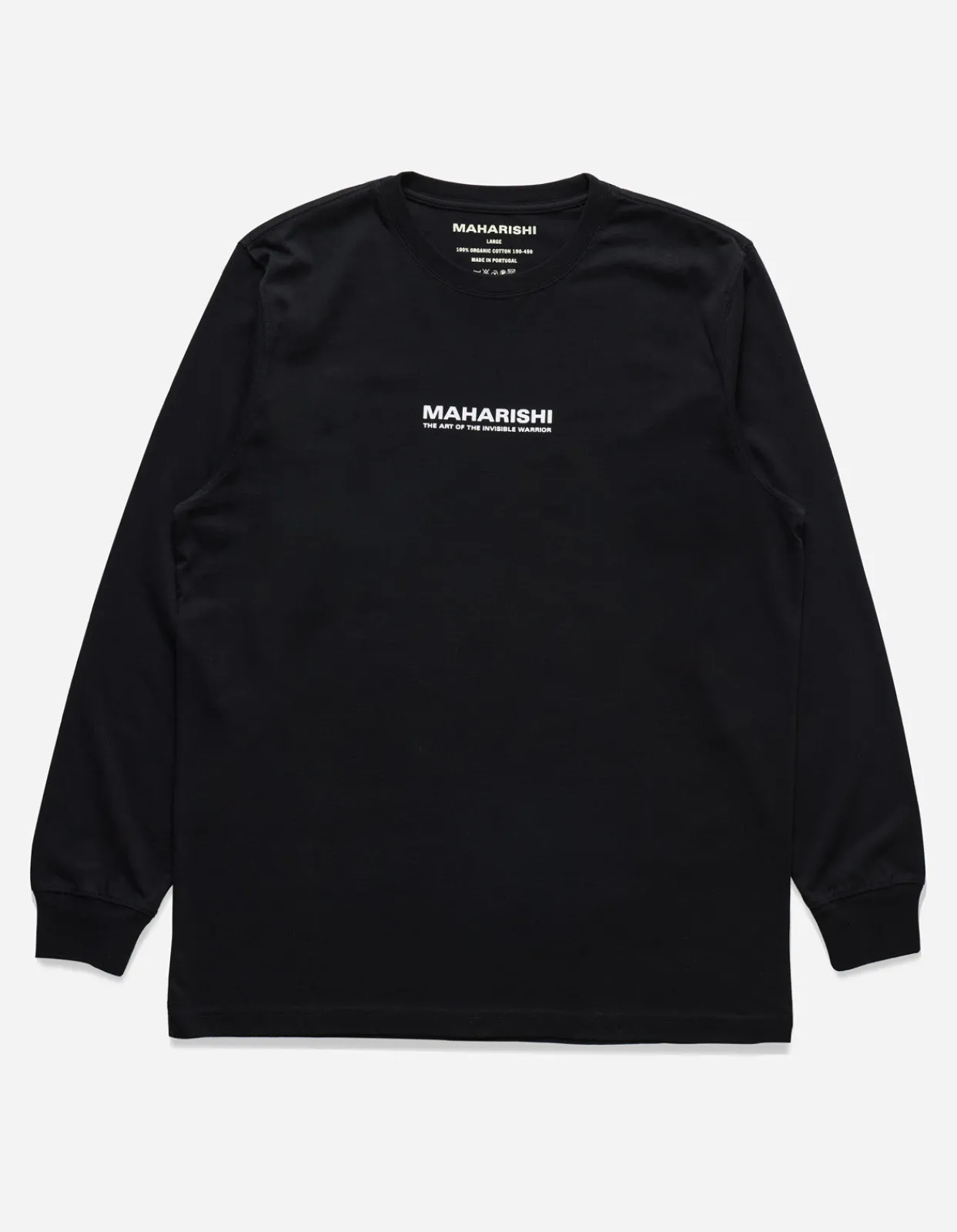 Long Sleeve T-Shirts*Maharishi 1106 The Jaguar Mask L/S T-Shirt Black