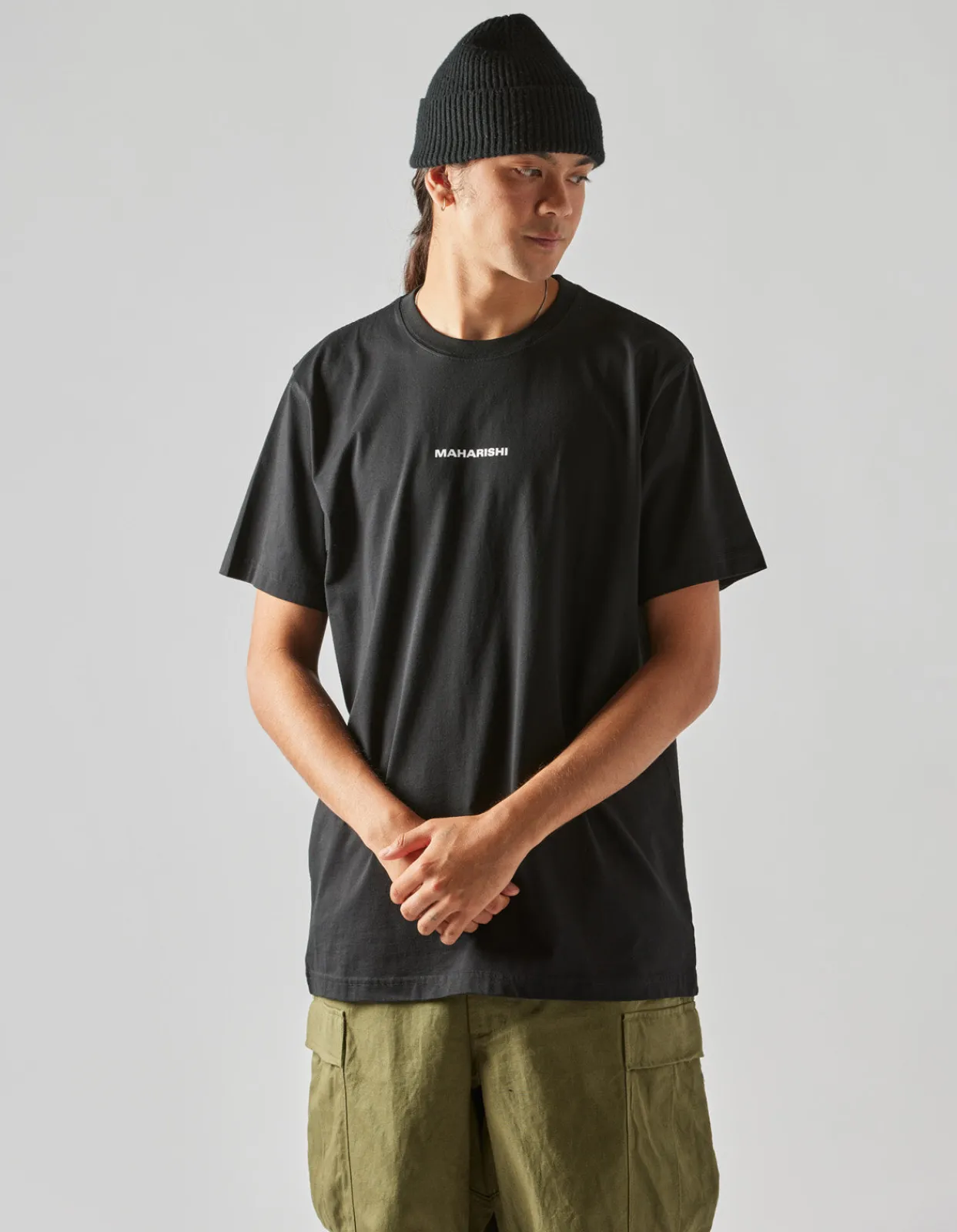 Short Sleeve T-Shirts*Maharishi 1105 The Man In The Mask T-Shirt Black