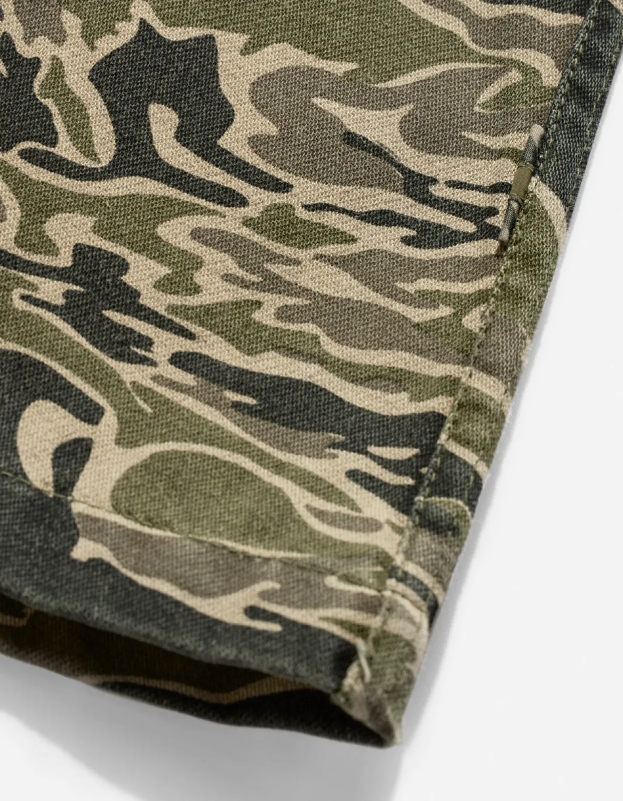 Shirts*Maharishi 4290 Tigerstripe Advisor'S Overshirt Mint Gold