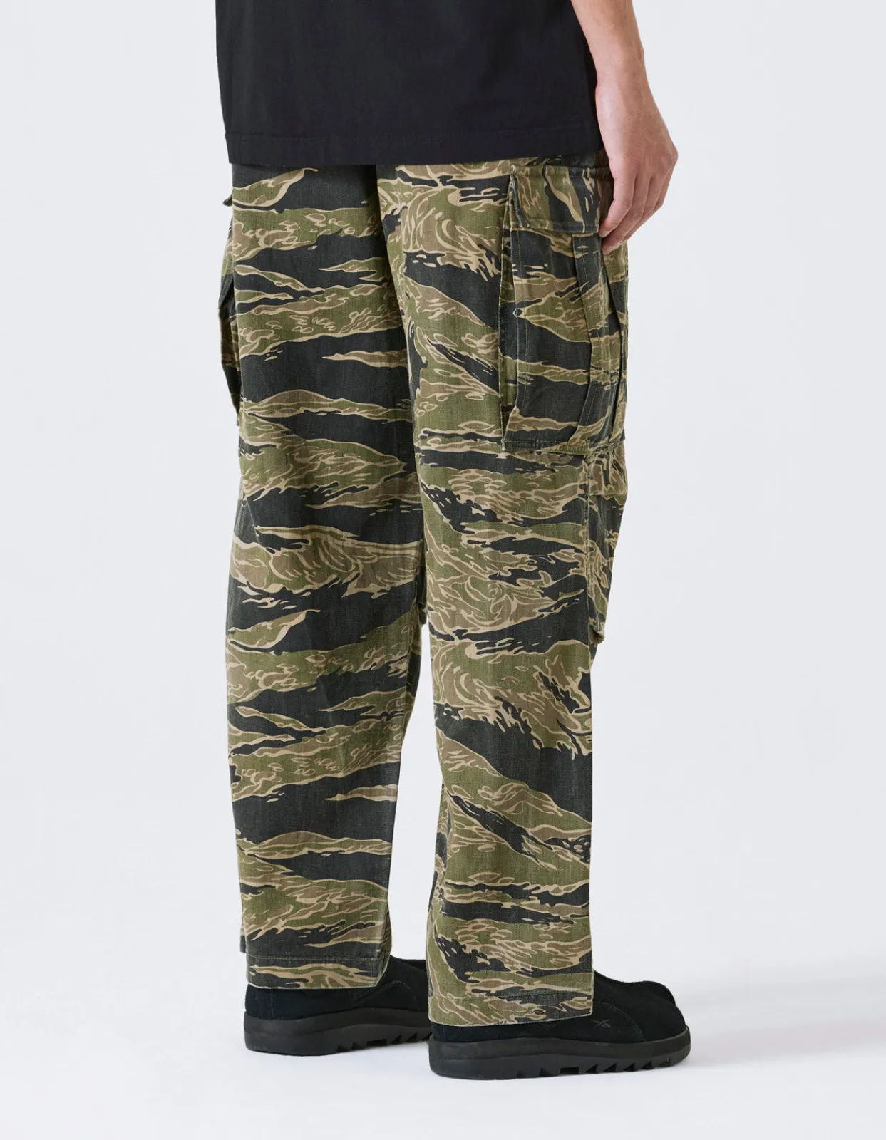 Cargo Pants*Maharishi 4291 Tigerstripe Loose Cargo Pants Mint Gold