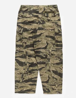 Cargo Pants*Maharishi 4291 Tigerstripe Loose Cargo Pants Mint Gold