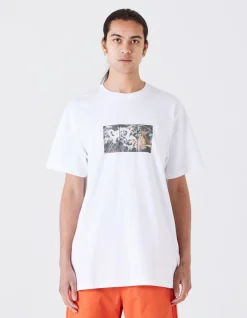 Short Sleeve T-Shirts*Maharishi 1011 Triptych Water Dragon T-Shirt White