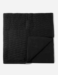 Lifestyle*Maharishi 7030 Triquilted Bed Blanket · Military Surplus Black