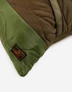 Home*Maharishi 6428 Triquilted Cushion · Vintage Military Surplus Olive