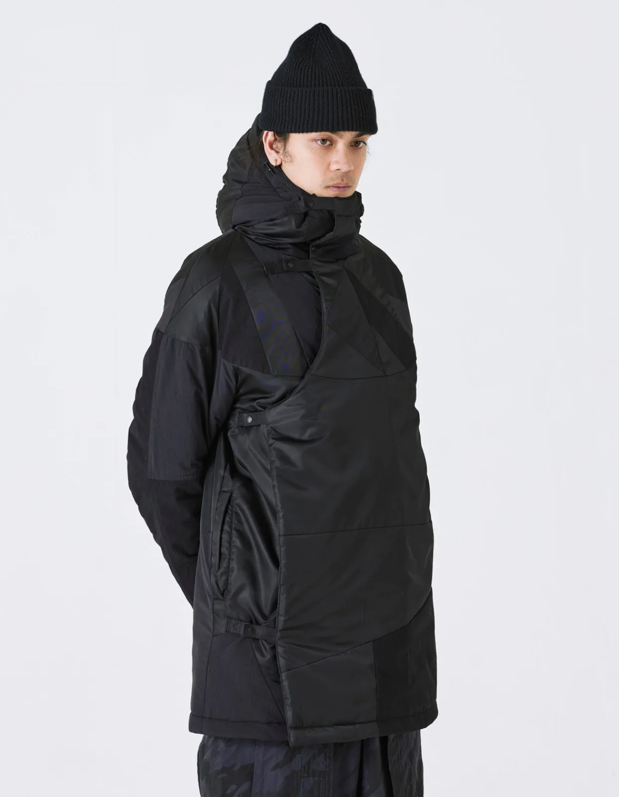 Parkas*Maharishi 4158 Triquilted Parka Black