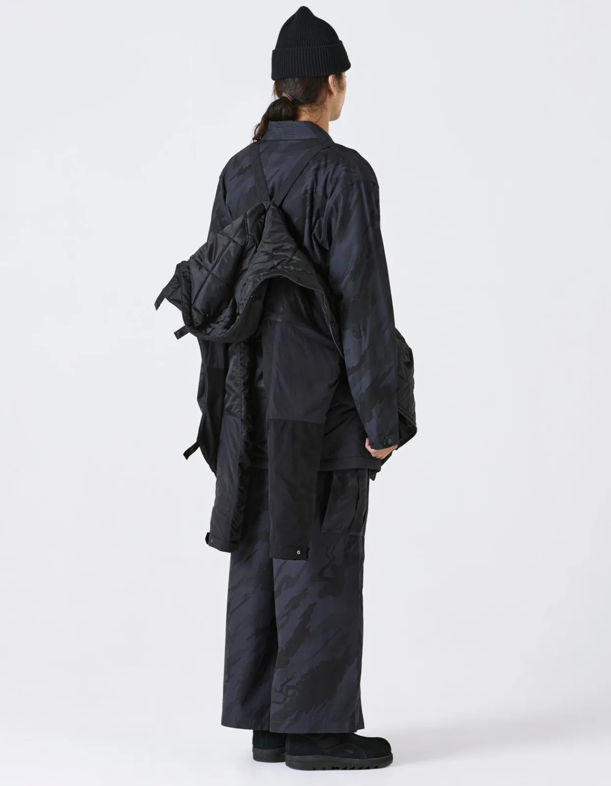 Parkas*Maharishi 4158 Triquilted Parka Black