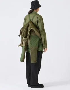 Parkas*Maharishi 4158 Triquilted Parka Olive