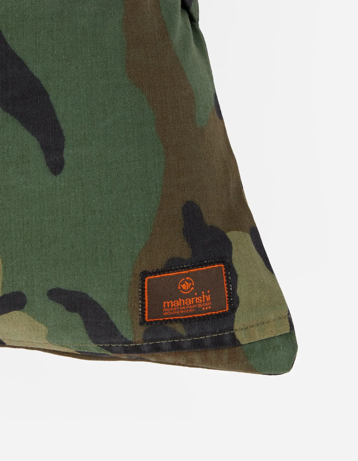 Home*Maharishi 7016 Upcycled Camo Cushion · Vintage Surplus Woodland