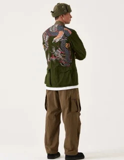 Kimonos*Maharishi 4096 Upcycled M59 Field Kimono Olive