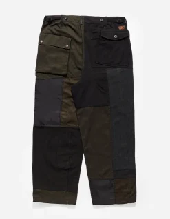 Cargo Pants*Maharishi 4277 Upcycled M65 Loose Cargo Pants Black O/D