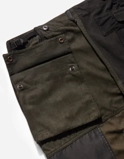 Cargo Pants*Maharishi 4277 Upcycled M65 Loose Cargo Pants Black O/D