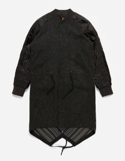 Parkas*Maharishi 4087 Upcycled Ma Fishtail Parka Black