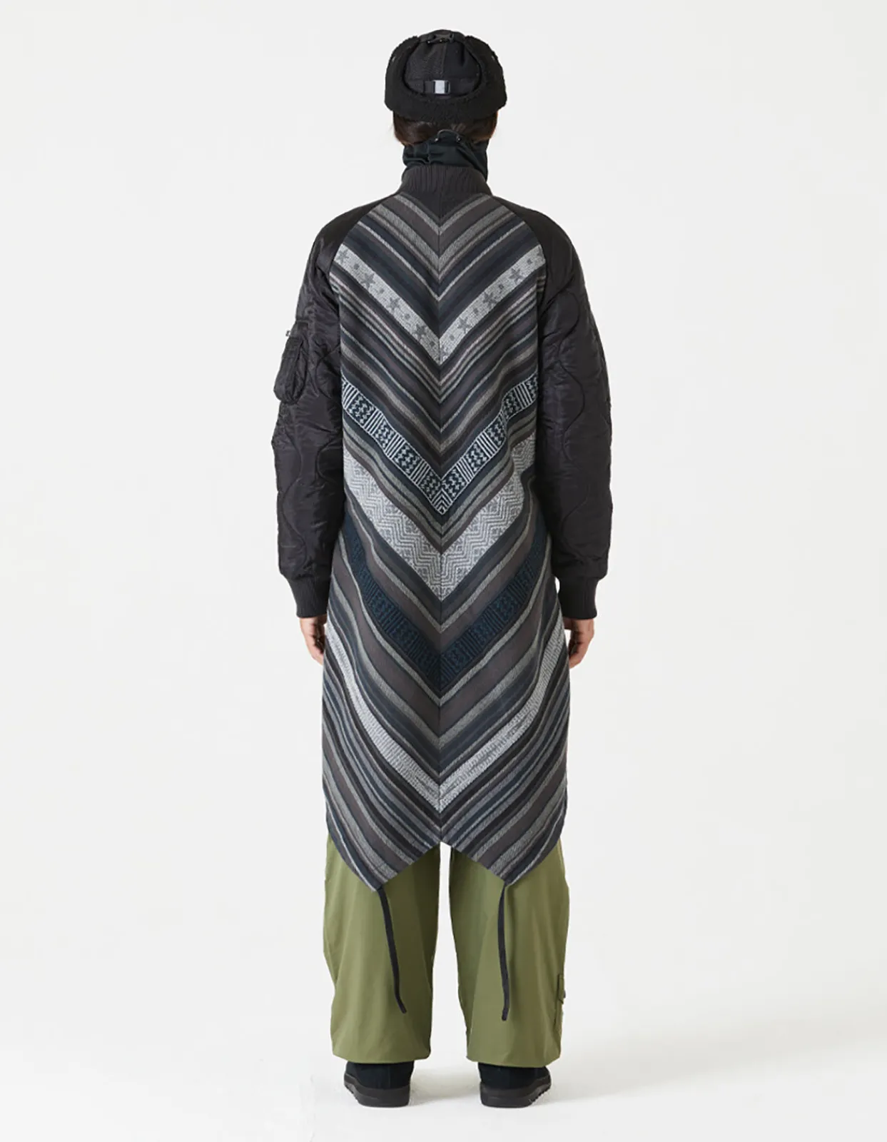 Parkas*Maharishi 4087 Upcycled Ma Fishtail Parka Black