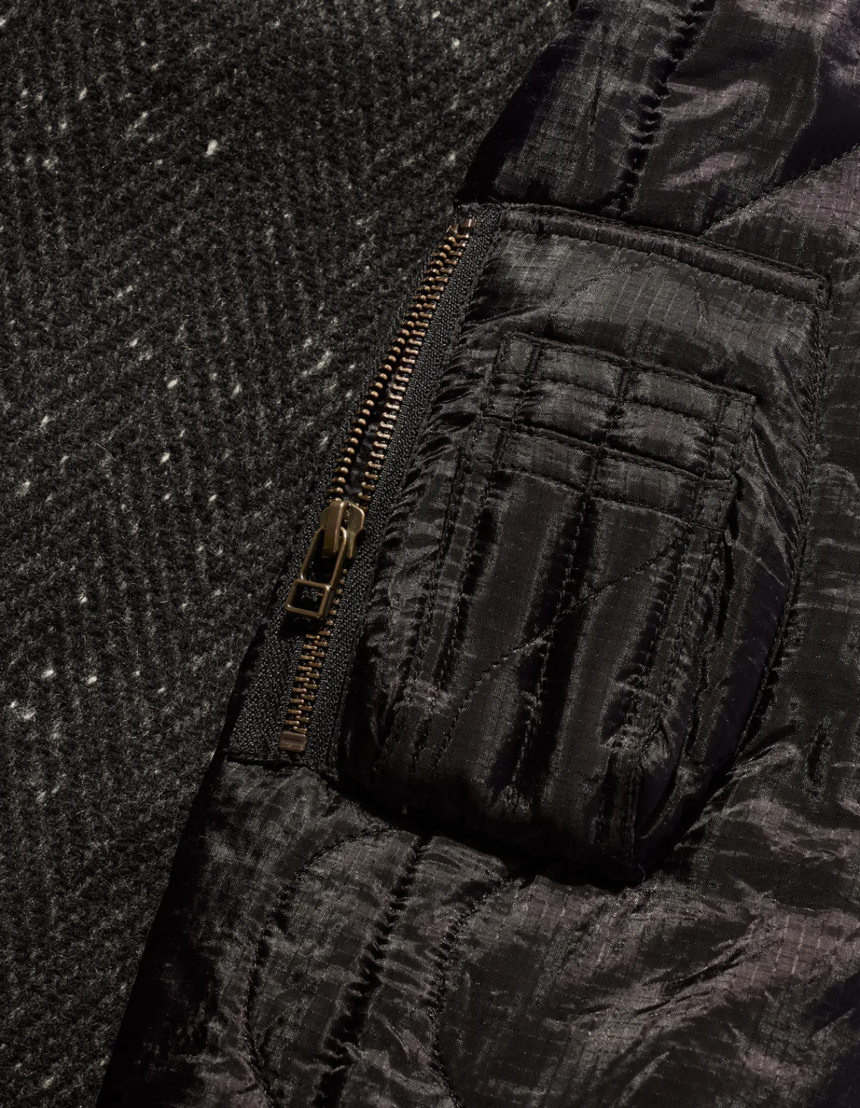 Parkas*Maharishi 4087 Upcycled Ma Fishtail Parka Black