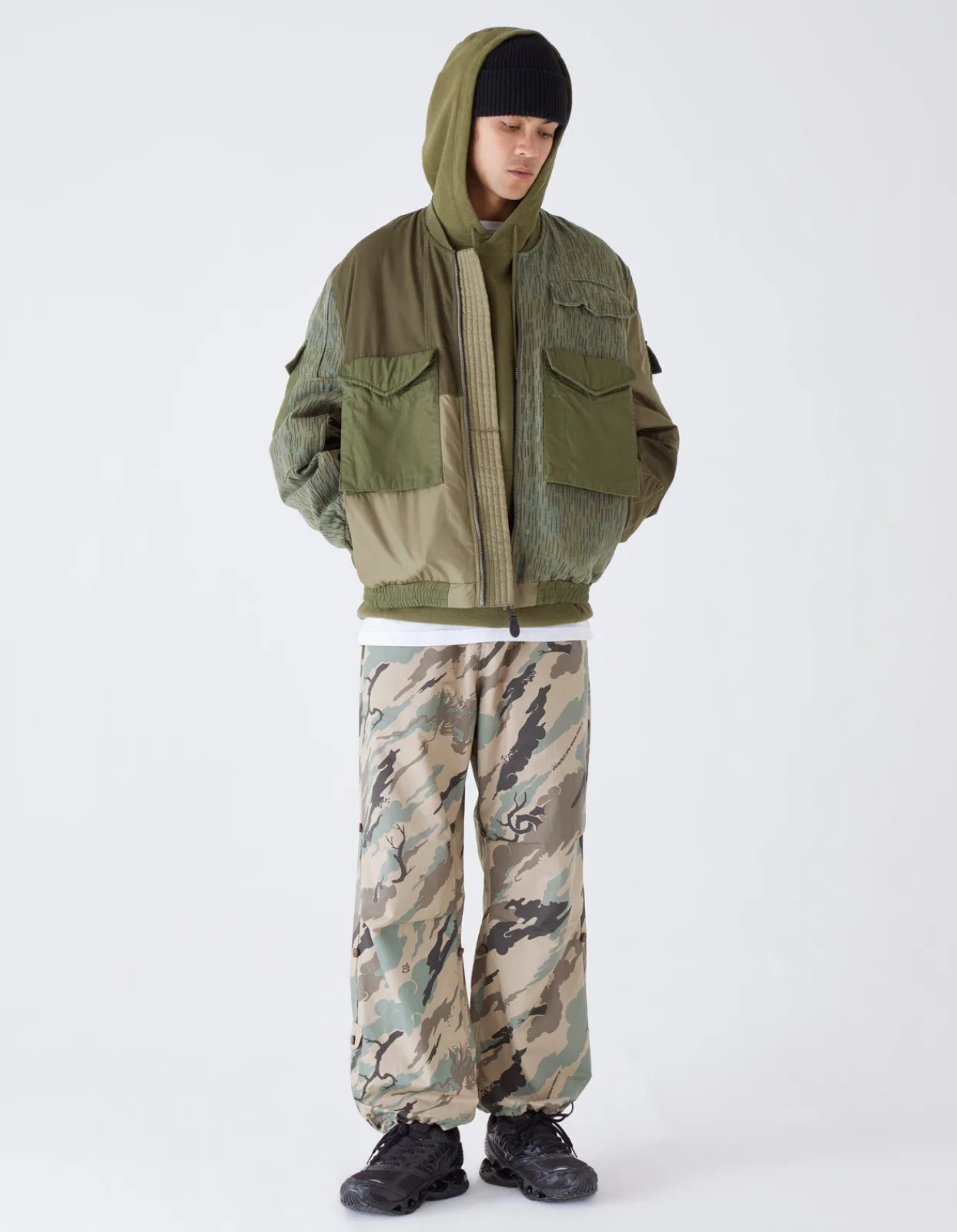 Jackets*Maharishi 4274 Upcycled Wep Ma1 Flight Jacket Olive