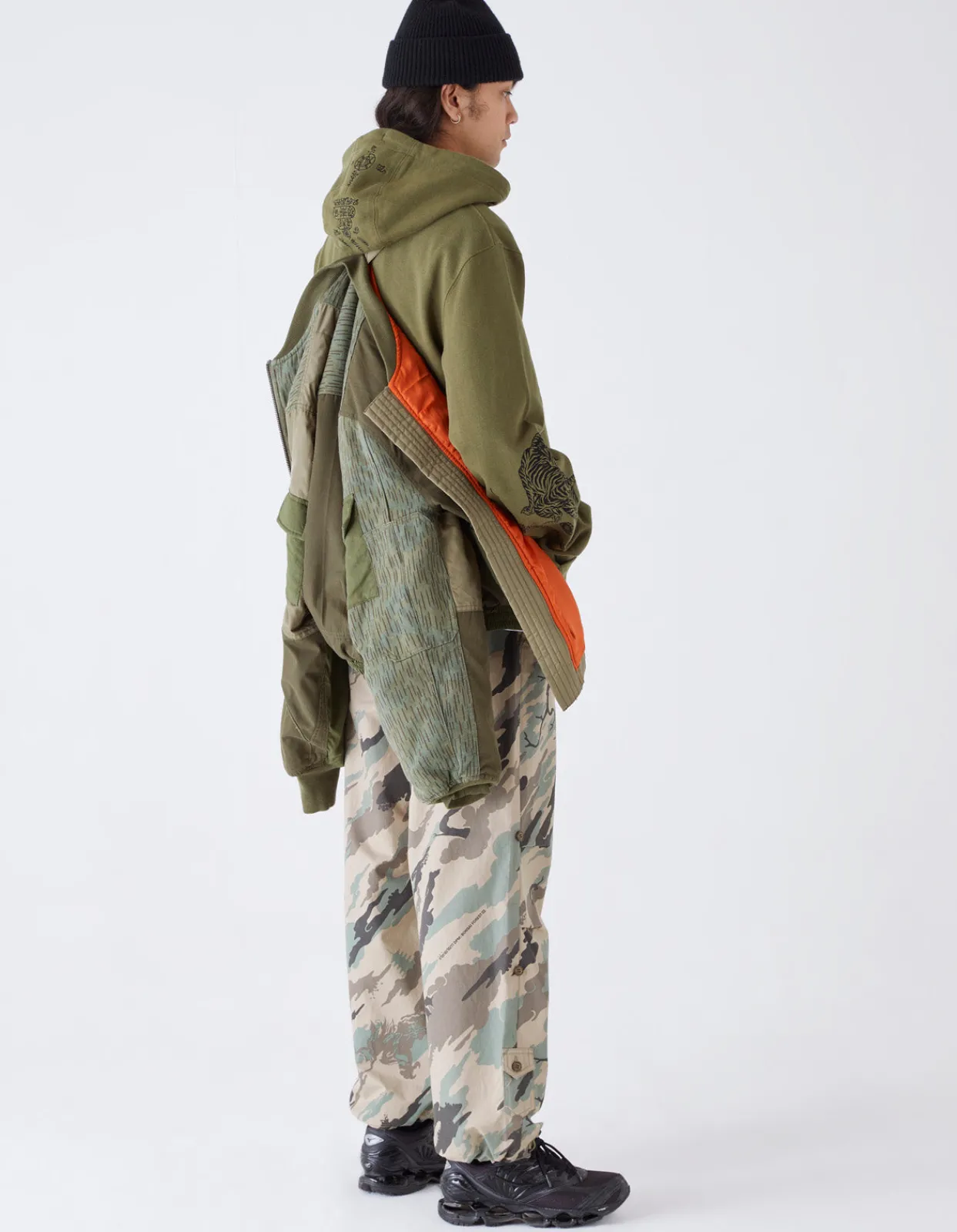 Jackets*Maharishi 4274 Upcycled Wep Ma1 Flight Jacket Olive