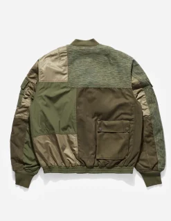 Jackets*Maharishi 4274 Upcycled Wep Ma1 Flight Jacket Olive