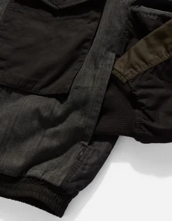 Jackets*Maharishi 4274 Upcycled Wep Ma1 Flight Jacket Black O/D