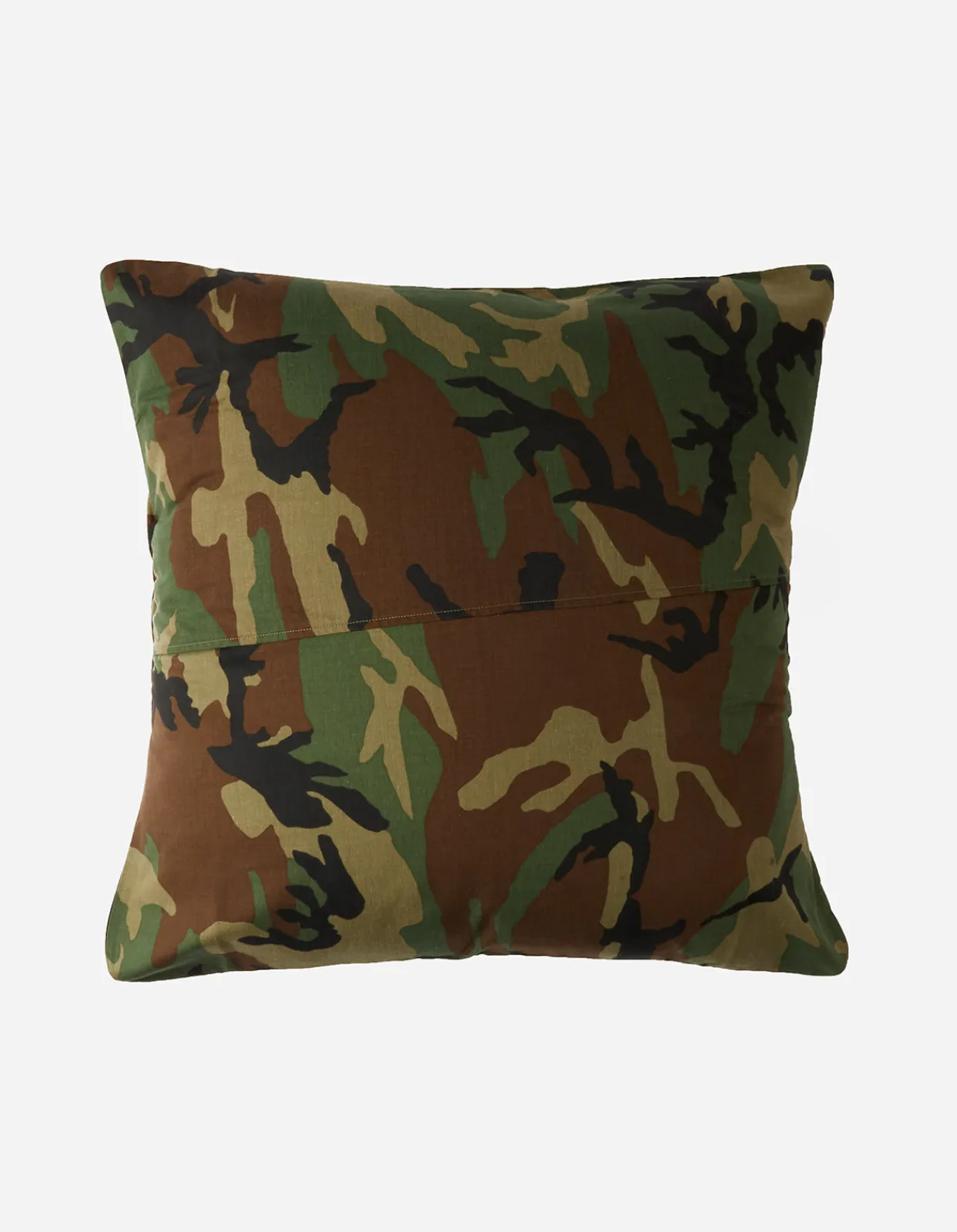 Home*Maharishi 7018 Upcycled Xl Camo Cushion · Vintage Military Surplus Woodland