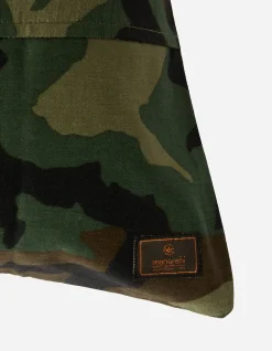 Home*Maharishi 7018 Upcycled Xl Camo Cushion · Vintage Military Surplus Woodland
