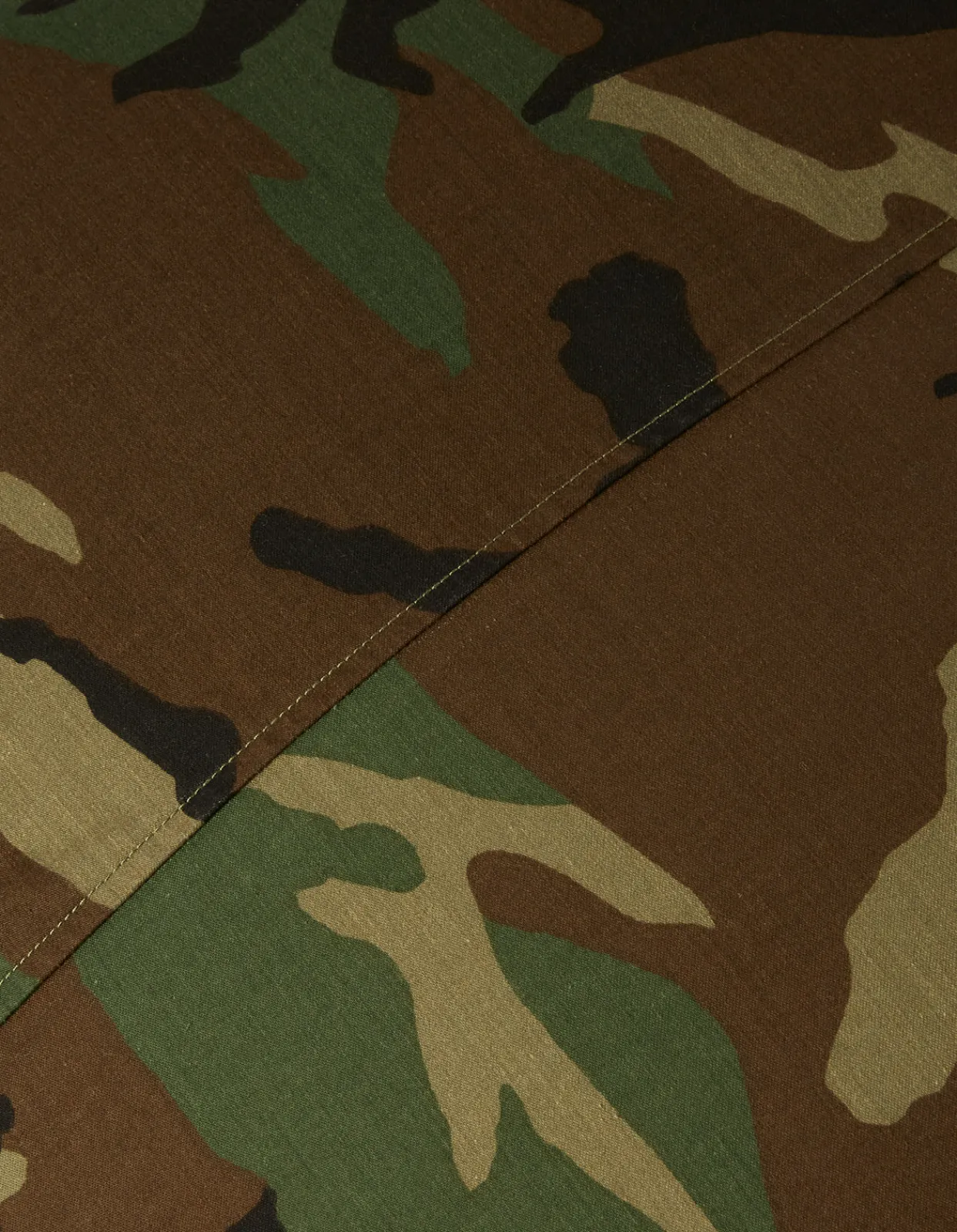 Home*Maharishi 7018 Upcycled Xl Camo Cushion · Vintage Military Surplus Woodland