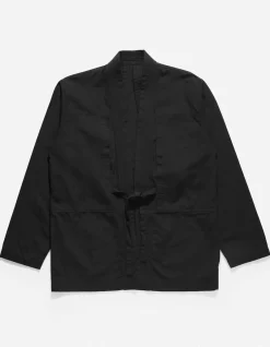 Kimonos*Maharishi 4207 Utility Kimono Over Shirt Black