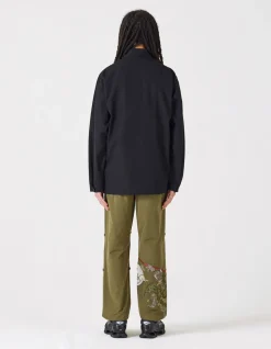 Kimonos*Maharishi 4207 Utility Kimono Over Shirt Black